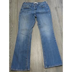 Levis 515 Boot Cut Jeans Size 8M Women Blue Denim Medium Wash Classic Casual